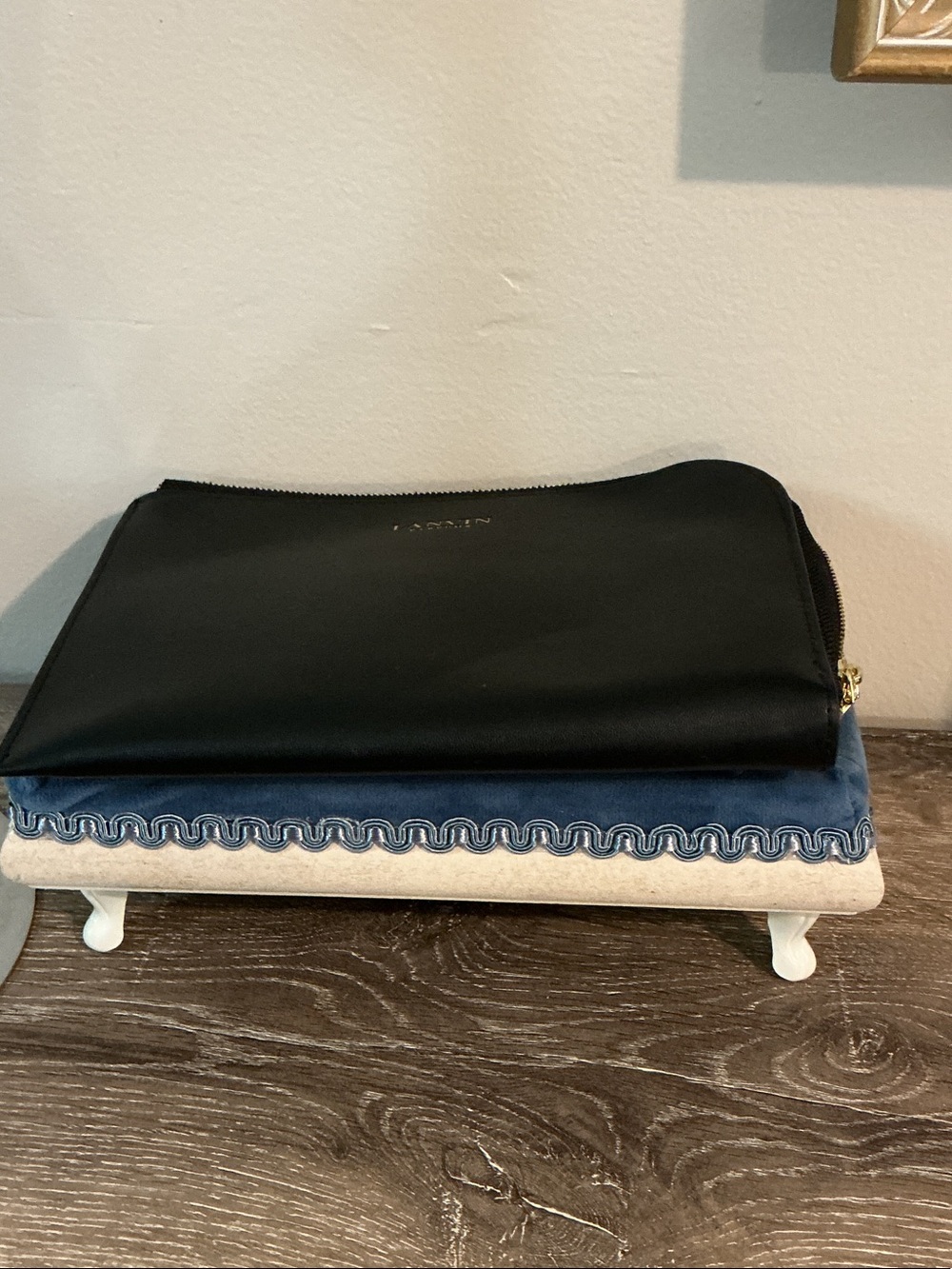 Lanvin Parfums Exclusively for Turkish Airlines Black Toiletry Pouch Bag EUC - Picture 4 of 4